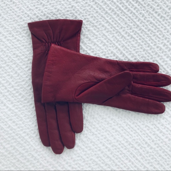 Leather Gloves 100% Polyester Lining Women Size Large - Picture 5 of 10